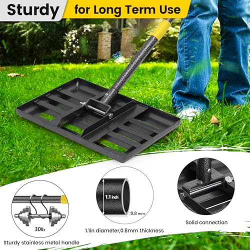 17x10 Curved Plate Lawn Leveler