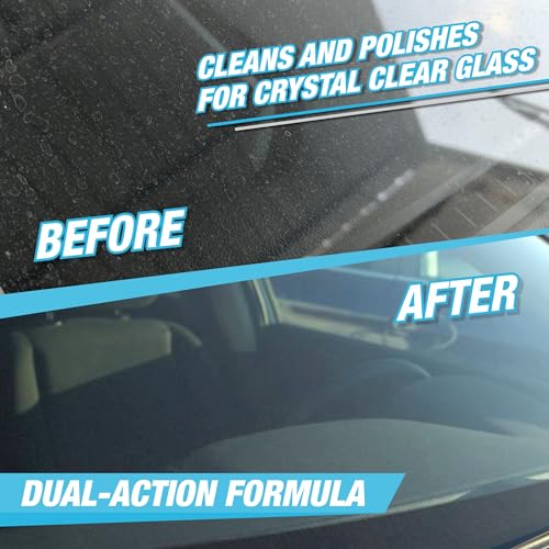 Wavex Glass Polish & Hard Water Stain Remover 350ml | Car Polish for Windshield, Glass & Mirrors | Car Glass Polish, Works as a Glass Cleaner, Provides Optical Clarity - Image 3 thumbnail