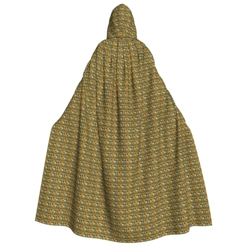Cape à capuche motif Égypte pour réussir votre costume de bal masqué