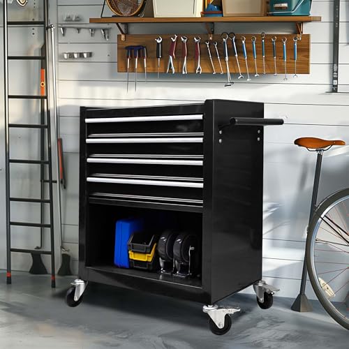 HFYee Cody-TC-00002-LWJ Tool Chests & Cabinets, 24.25'x13'x29.33', Black