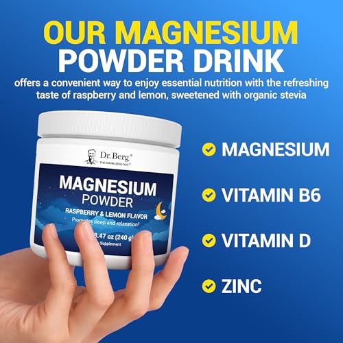Dr. Berg Nutritionals DRB-MAG-001 Magnesium Powder Supplement