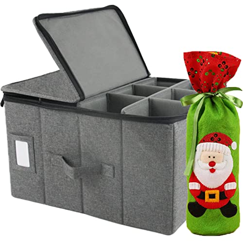 Jorscd Moving Boxes For Glasses 12 Hole Position Wine Glass Storage Containers, With Dividers For Wine, Porcelain Glassware Transportation #TOP28