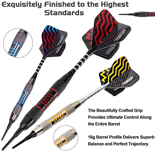 Turnart TN02 Darts Plastic Tip - Professional Soft Tip Darts Set thumb #2