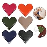 Leather Heart Bookmark，6 Pcs Corner Bookmark， Cute Book Markers, is A Suitable Birthday Christmas