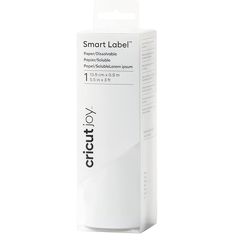 Joy Smart Label Paper - Dissolvable White