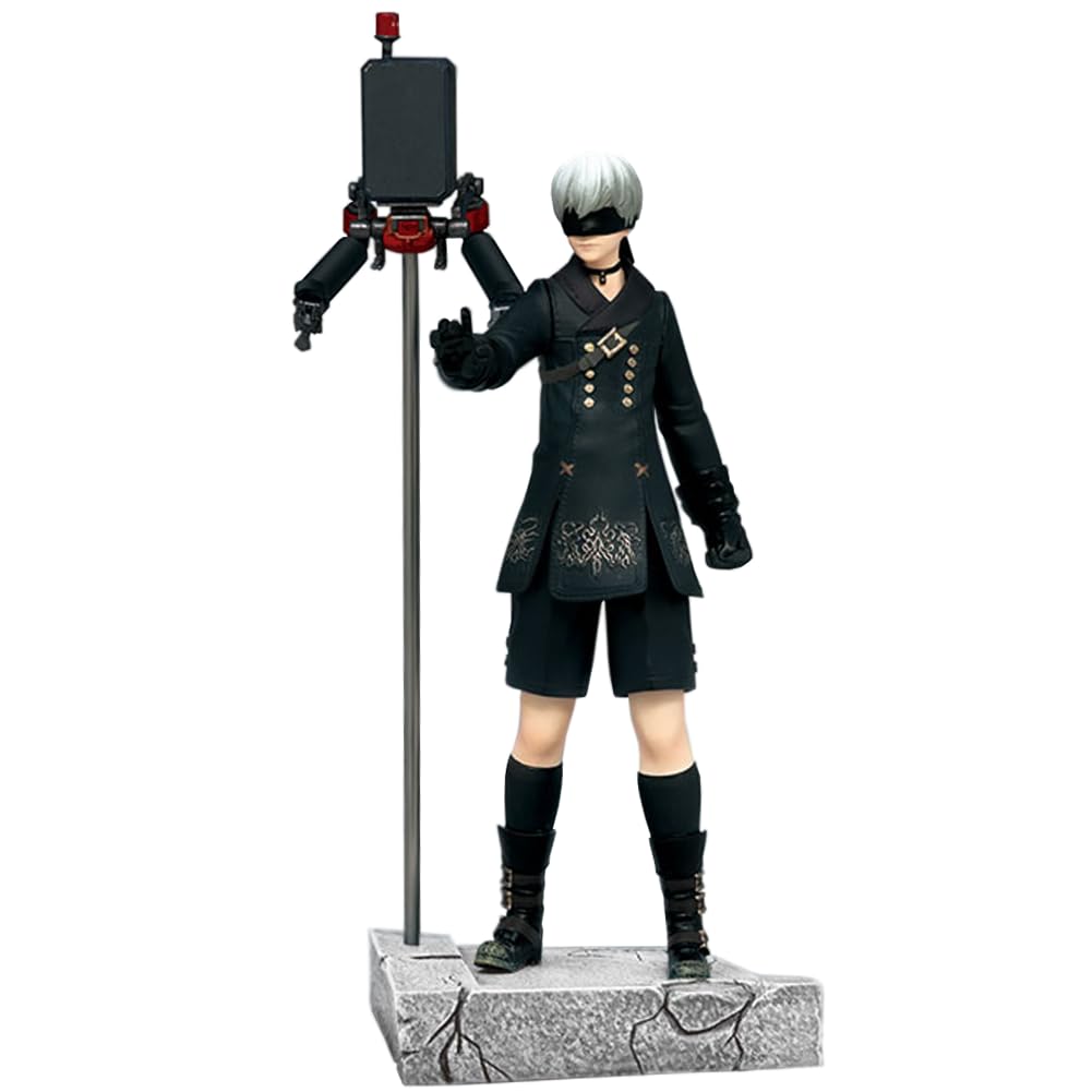 Zhongkaihua Anime Game Character Automata 9S Yorha No.9 Type S Action Figure PVC Statue 15CM Yorha 9S Figure Standing Positions Model Ornaments Collectible — image 1