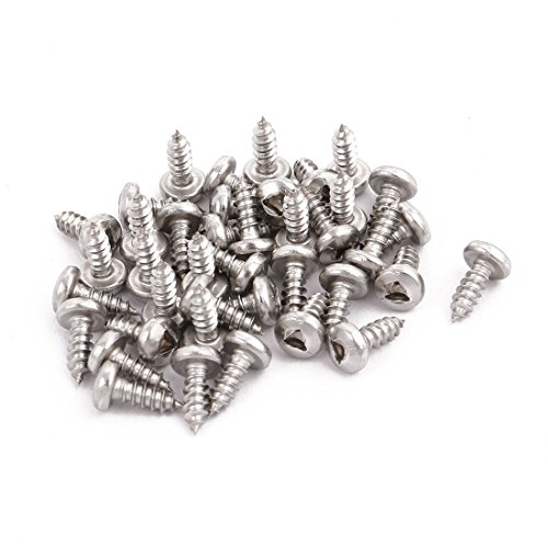 Tornillos Autorroscantes Aexit 40 piezas M2.9x8mm Acero 304