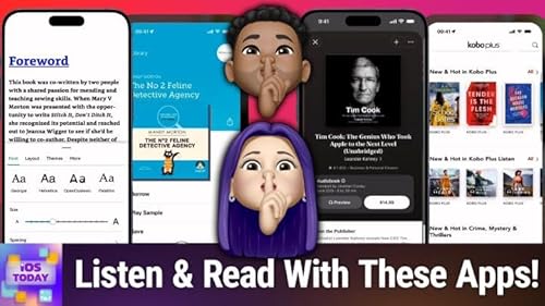 iOS 774: Reading & Listening, (Audio) Book Apps - Make the Most of Your Digital Library Titelbild