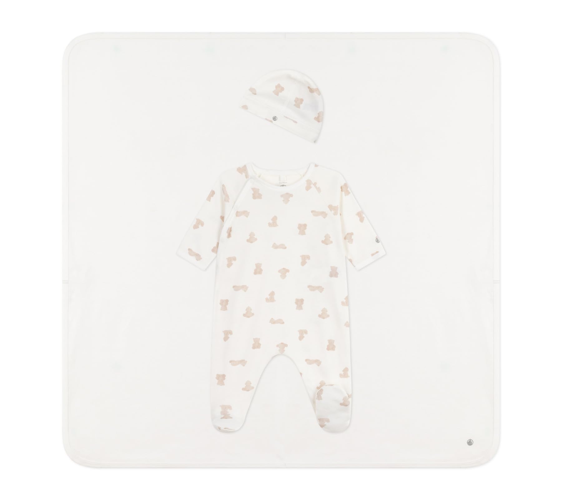 Petit Bateau - Caja de Regalo para bebé de algodón Impreso