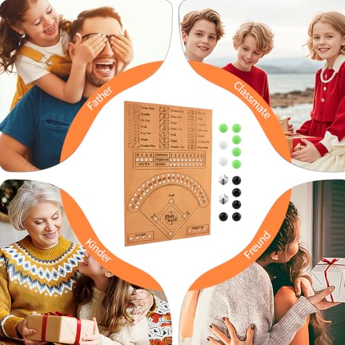 Saycker Baseball Dice Board Juego de Mesa miniatura 3