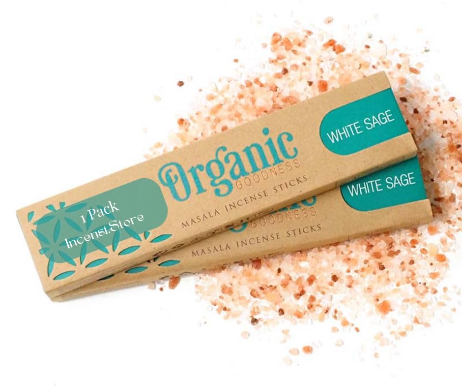 Salvia Bianca Incenso Masala Naturale ed Ecologico – Fatto a Mano in India – 1 Confezione da 15g – Cartone Riciclato – Song of India - 13 di Ilaria