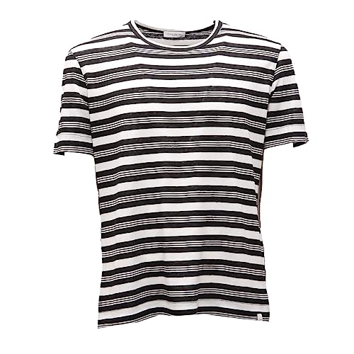 Maglia uomo Paolo Pecora t-shirt lin coton anti froissement