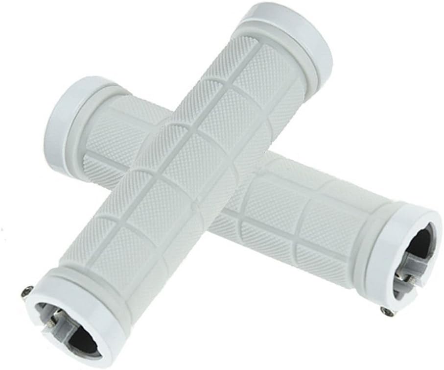 Relaxtime Rubber Bike Grips Double Lock on Bicycle Handlebar Grips