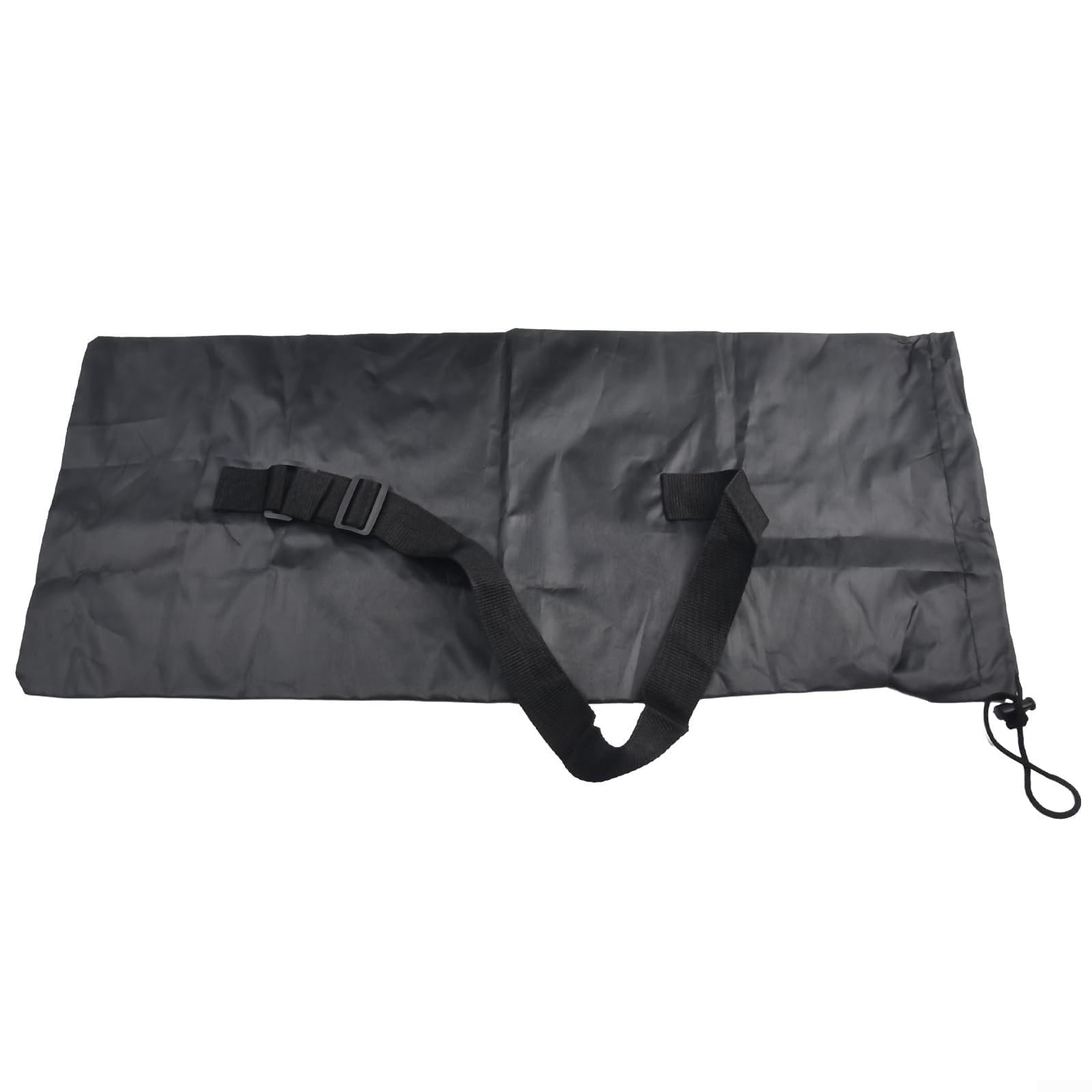 Honseadek - Sac de rangement en tissu à bandoulière + sangle Oxford 610D pour longboard, trottinette, skateboard, planche de surf variable, noir