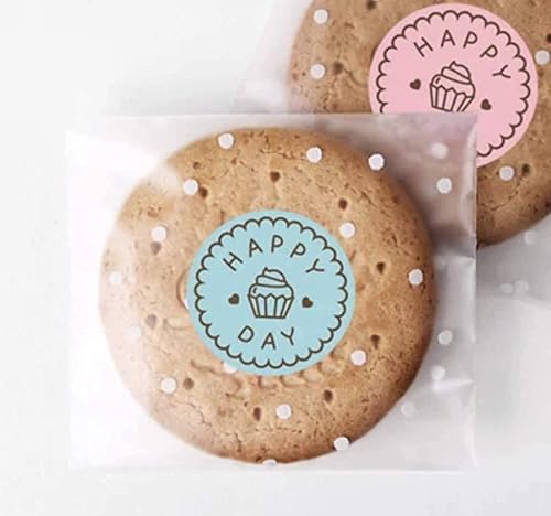 200 bolsas transparentes de 4 x 4 pulgadas, bolsa de plástico OPP para fiestas, panadería, dulces, jabón, galletas (lunares, 4 x 4) 200 bolsas transparentes de 4 x 4 pulgadas, bolsa de plástico OPP para fiestas, panadería, dulces, jabón, galletas (lunares, 4 x 4)