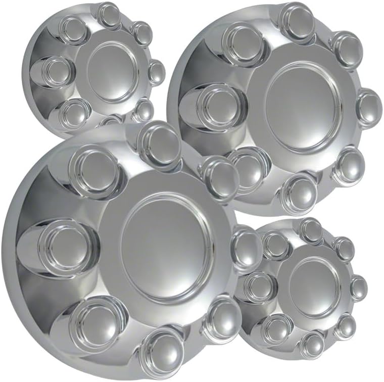 Fuel Rider Juego de 4 tapas centrales de ABS cromadas compatibles con Ram 2500 03-13