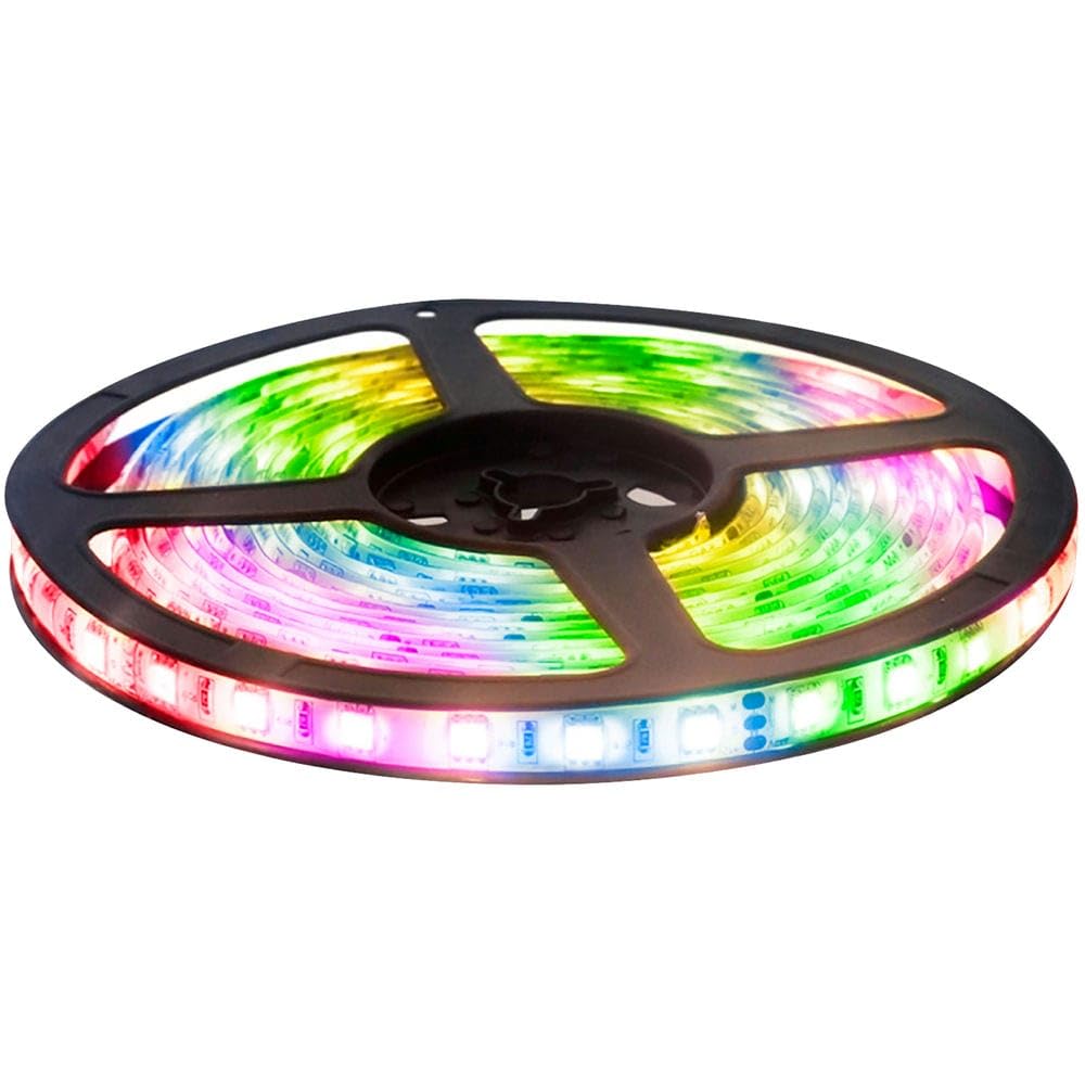 Kit tira LED 12V, 3m, 14W, IP20, RGB - Ideal para iluminación decorativa y ambientes personalizables.