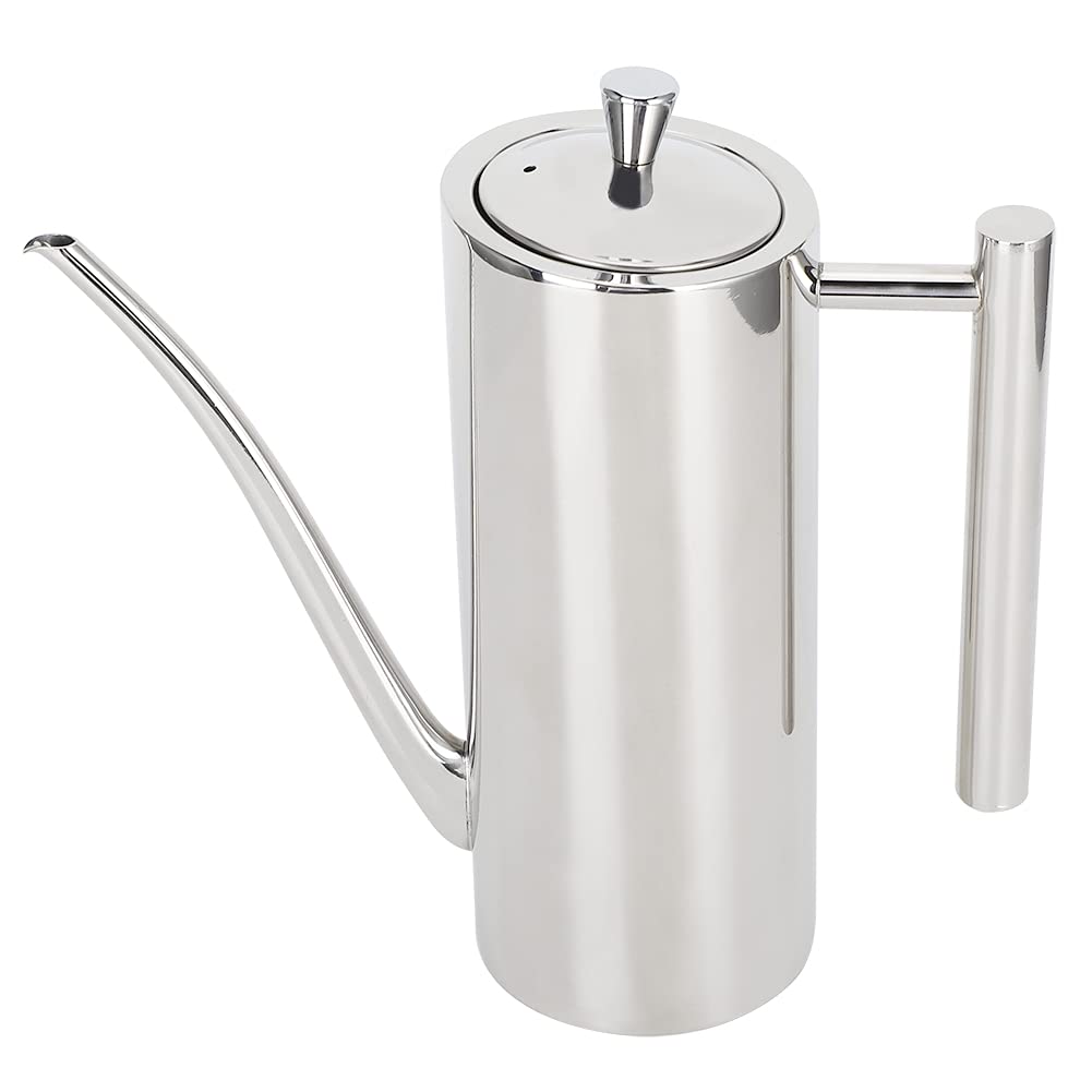 Ymiko Bottiglia di Olio Vuote, Pentola per Olio da in Acciaio Inossidabile, Bottiglie per Dispenser di Olio a Spruzzo, Spruzzatore Olio Spray per Domestica Ristorante(0.7L)