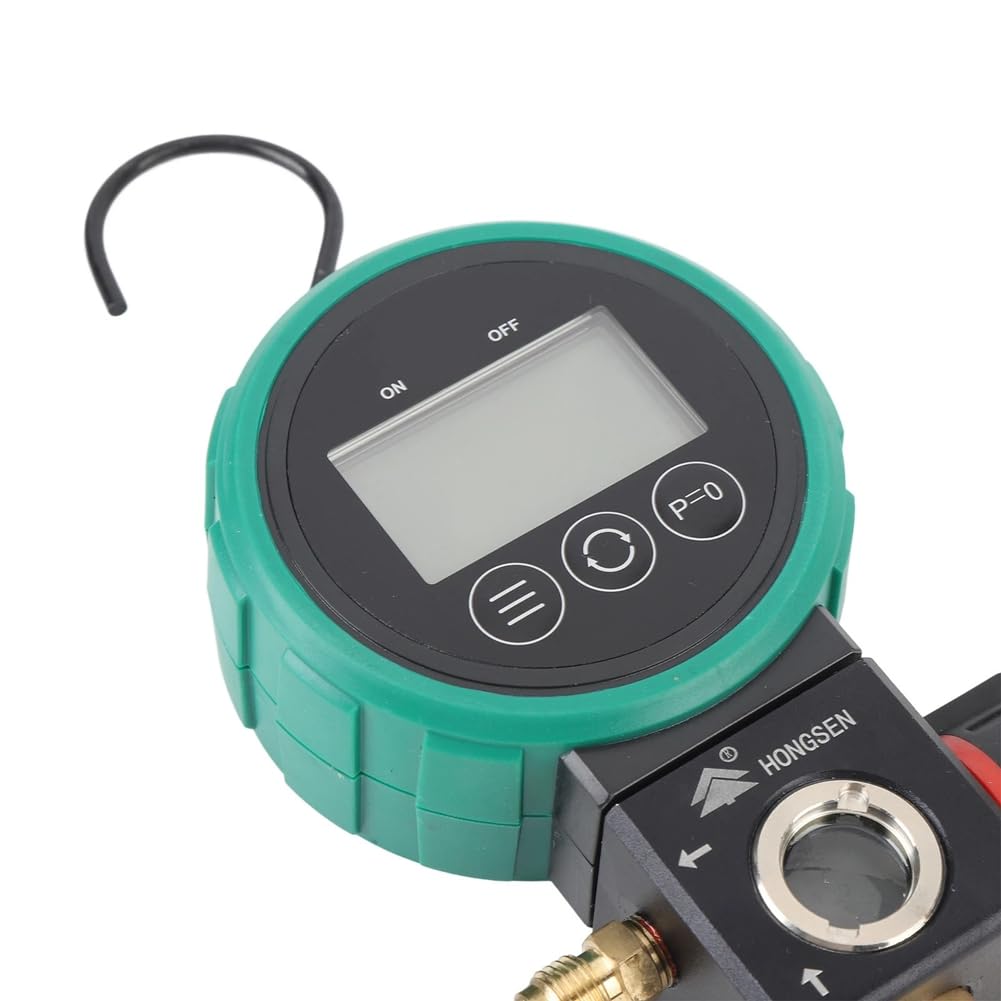 Medidor Digital de HVAC con Apagado Temporizado, Volante Ergonómico, Probador de Vacuómetro HVAC Estable y Multifuncional.