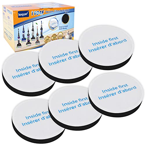 KEEPOW Vacuum Filter Replacement Compatible With Eureka Vacuum Filters