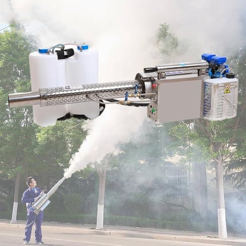 Máquina nebulizadora térmica portátil de 15 l, atomizador de aerosol eléctrico, pulverizador de desinfección, nebulizador térmico de chorro de pulso, para desinfección en interiores y exteriores 100