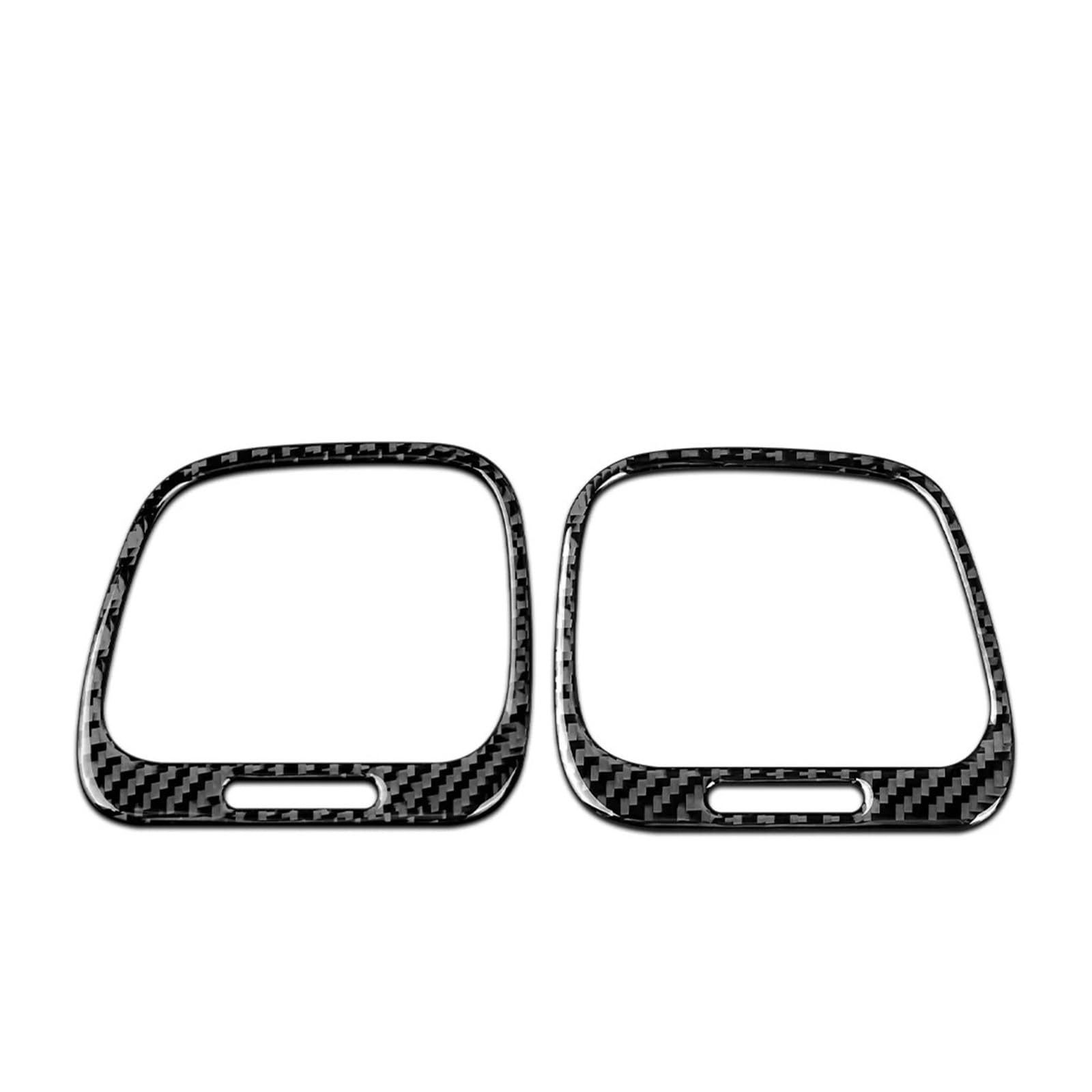 Real Soft Carbon Fiber for VW for Scirocco Mk3 2009 2010 2011 2012 2013 2014 2015 2016 LHD RHD Car AC Outlet Vent Sticker Car Interior Panel Trim