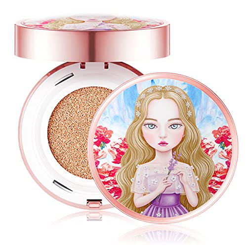 [Beauty People /SEASON 5] Absolute Radiant Girl Cushion 0.63oz SPF50+ / PA+++ Long Lasting Effect, Whitening, Wrinkle Improvement, Coverage Foundation (21 Natural Beige) (23 Natural Sand)