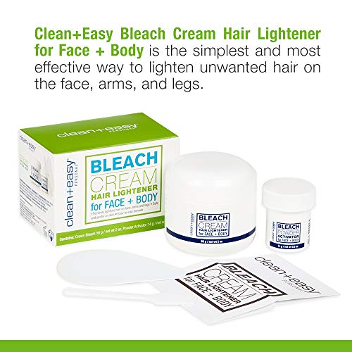 Clean+Easy Bleach Cream For Face + Body 2 Ounce #TOP2