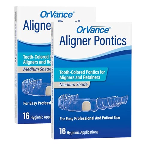Pontics d'alignement OrVance pour remplacement temporaire de dent Invisalign