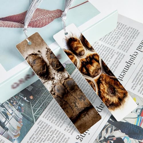 Marque-pages empreintes de pattes le cadeau idéal pour lecteurs - 4