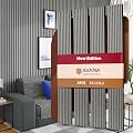 Avana Acoustic Wood Wall Panels – 93.2x11.25 Inch Panels – Fits 94x12 Layout – Gray Oak Acoustic Panels 4 PCs – Wall Panels for Interior Wall Decor for Homes, Offices – Design Wood Panels for Wall