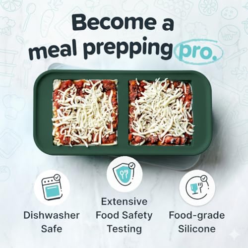 Image of Souper Cubes 2 Cup Silicone Freezer Mold, Kale, 1-Pack | 100% Platinum-Cured Silicone Freezer Cube, Oven and Microwave Safe, Perfect for Freezing Lasagna, Casseroles and More