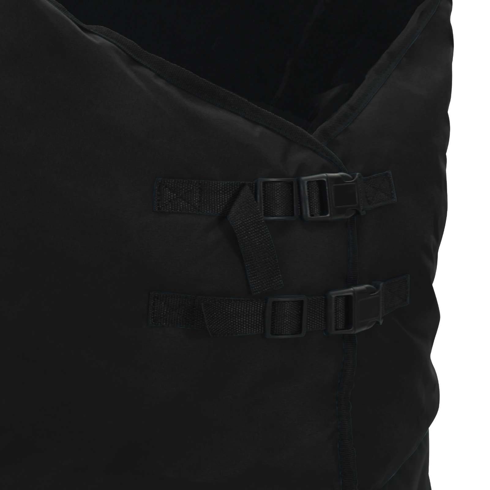 Gecheer Coperta Cavalli Impermeabile, Coperta Equestre Termica Poliestere 155 cm Regolabile per Protezione Scuderia e attività Equestri