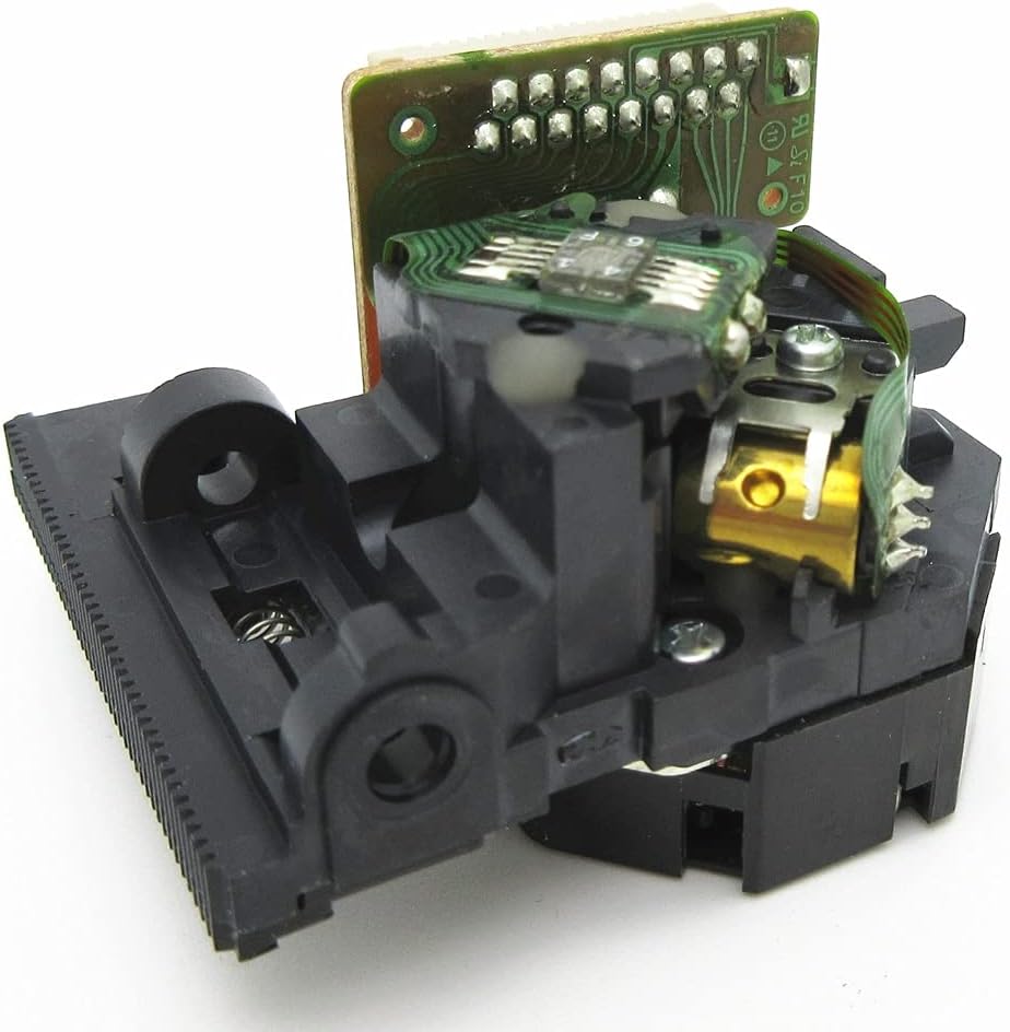 Angled view of the EEEONE Optical Laser Pickup, highlighting the optical lens and the mechanical tracking mechanism.