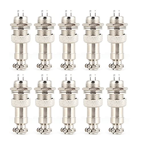Conector Aviación GX12 2 Núcleos Pack 10 Piezas miniatura 1