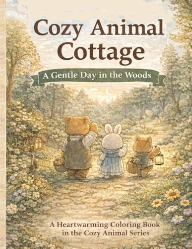 Cozy Animal Cottage: A Gentle Day in the Woods