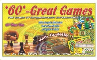 Kids 60 Great Games Board Game,24 x 4 x 42 Centimeters