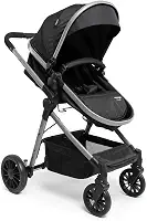 Carrinho de Bebê Prestige com Assento Reversível 3 Posições Preto Voyage