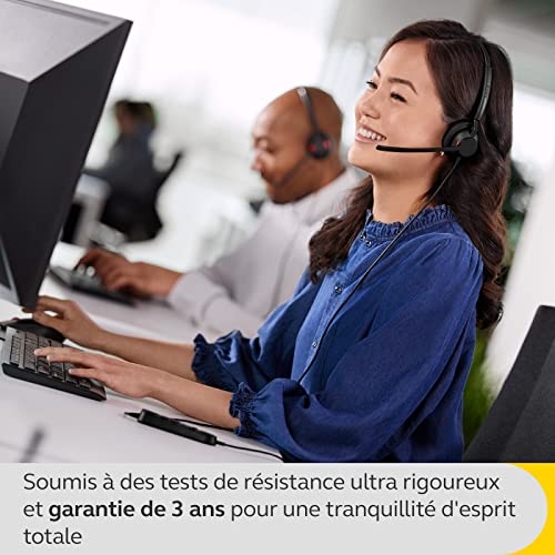 Micro-casque réduction de bruit Jabra Engage 40 stéréo USB-A à double micro