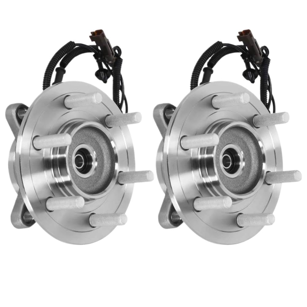 Conjunto de buje y cojinete de rueda delantera con ABS y 6 lengüetas compatible con F150 2018 2019 2020