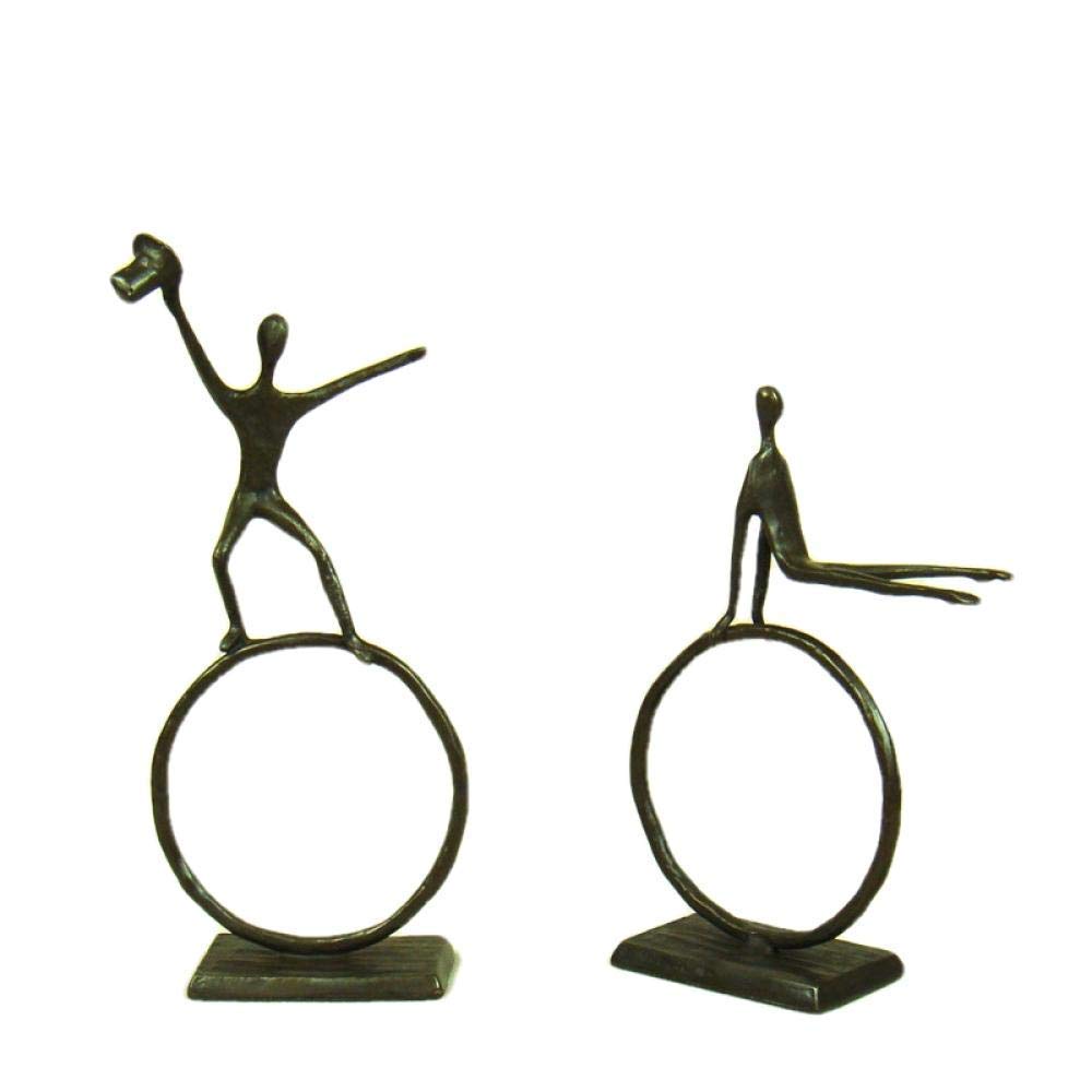 Objet de collection décoratif statue cuivre miniature métal - 7