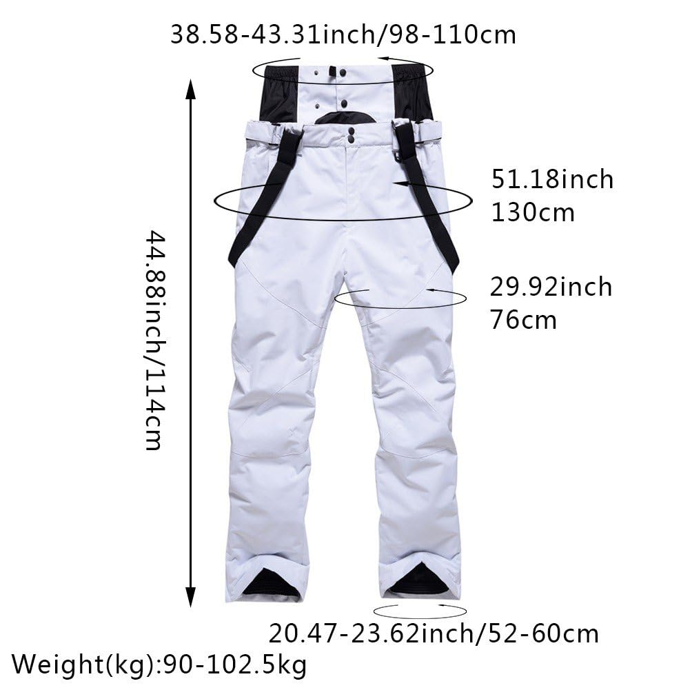 Unisex spodnie narciarskie wiatroszczelne spodnie narciarskie spodnie narciarskie spodnie śniegowe zimowe spodnie dresowe ciepłe spodnie snowboardowe wodoodporne spodnie do sprzętu