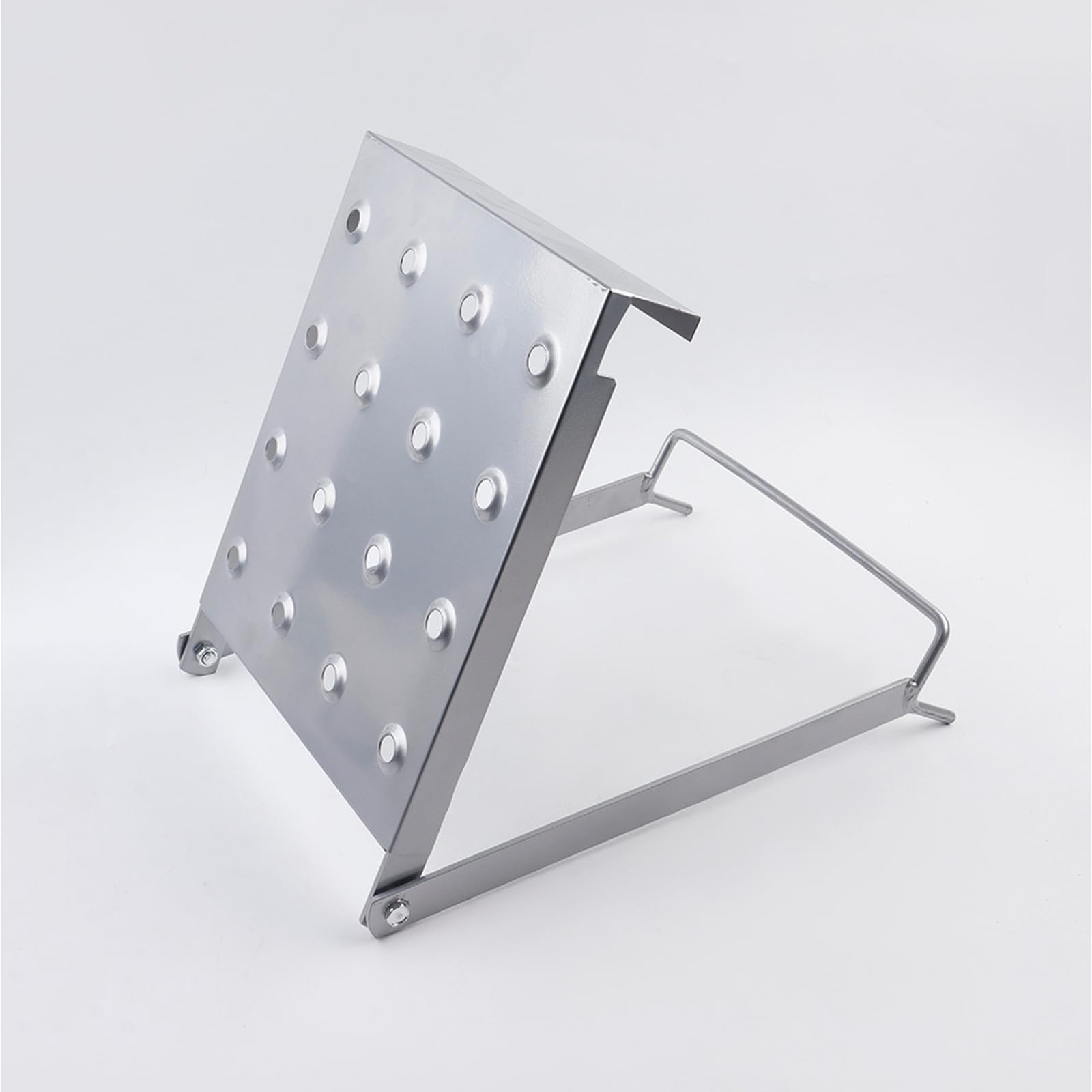 Ladder Platform 330lbs, Ladder Platform Attachment with Anti-Slip Scaffold Plate & Tool Tray, Hex Screw Lock, Reinforced Ribs, High Load-bearing Capacity for Gutter Cleaning Roofing Painting