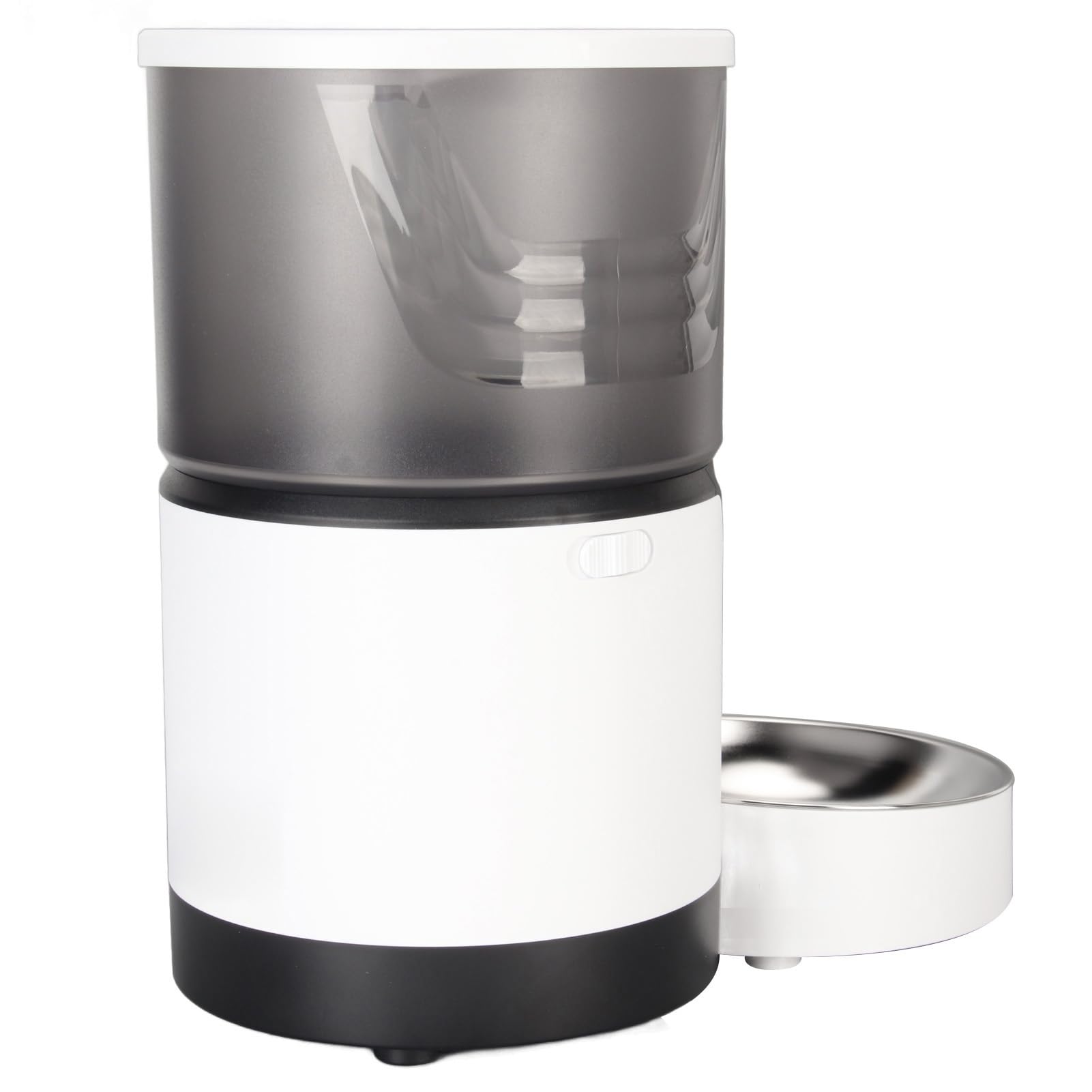 Alimentador Automático para Gatos, Dispensador Inteligente de Comida para Mascotas con Aplicación, Control por Voz, Grabadora para Gatos y Perros, Acero Inoxidable 304, Capacidad de 3L