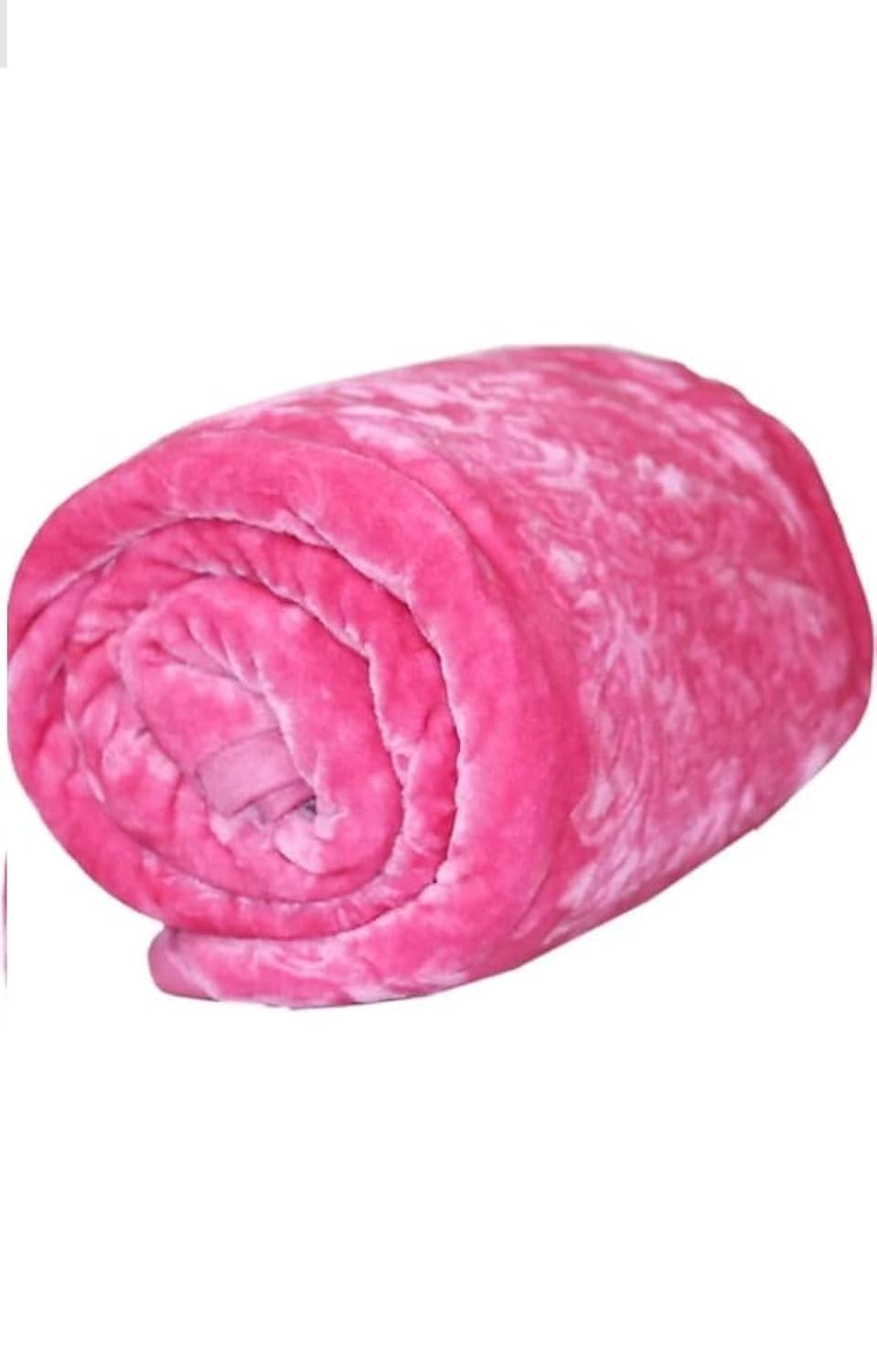 Fancy Walas MFI Soft Double Bed Blanket Mink Blanket for Heavy Winter Ac Solid Double Bed Blanket Super Soft Light Winter Blanket Travel Mink Blanket (Pink), Lightweight-image-14