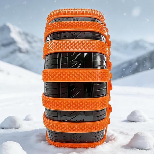 Chaînes neige pour pneus de voiture réutilisables à haute traction