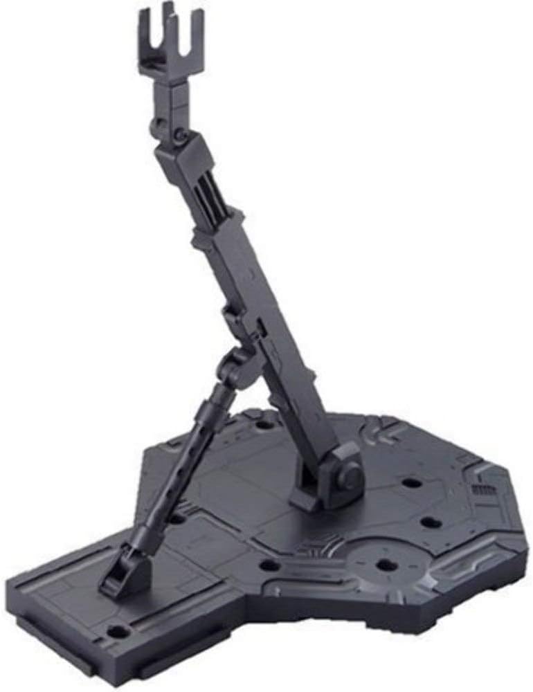 BANDAI SPIRITS Hobby Action Base 1 Display Stand (1/100 Scale), Black (BAN148215)