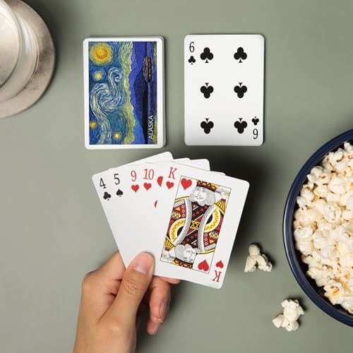 Mazo de 52 Cartas Póker Alaska Starry Night miniatura 2