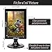 Double Sided Standing Picture Frames, 4x6 Inch 2 Sided Pedestal Photo Frame with Inserts and Base, Plastic Vertical Photo Frame For Display (Black, 10 Pack)