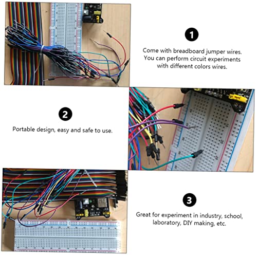 Mikikit 830 Strömförsörjningsmodul & Jumper Wires Kit för Brödbräda